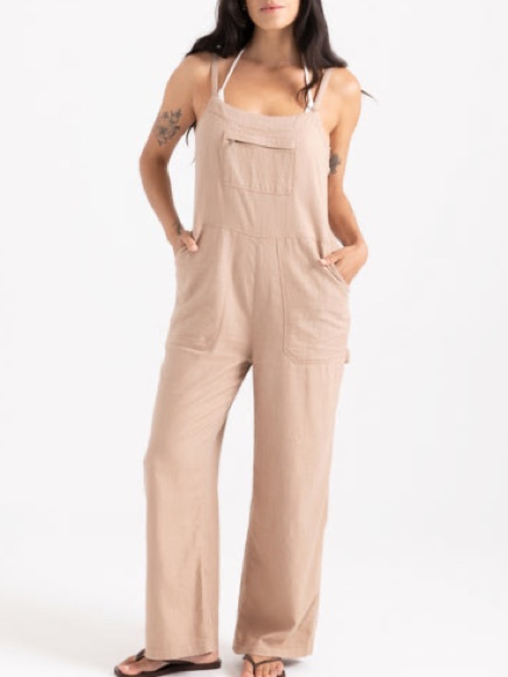 Roark Jumpsuit Organic Cotton Paseo Overall Romper Casual